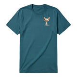 T-shirt Cat graphic 0051 - Deep Teal