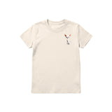 T-shirt Cat graphic 0052 - Natural