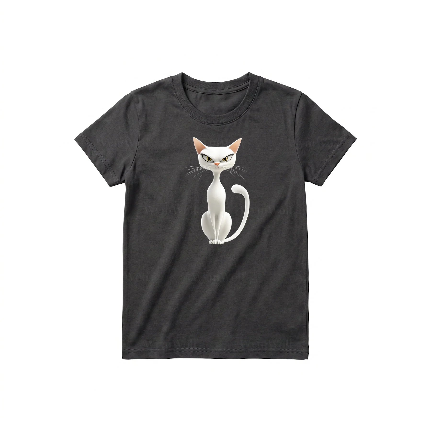 T-shirt Cat graphic 0053 - Dark Gray