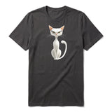 T-shirt Cat graphic 0053 - Dark Gray