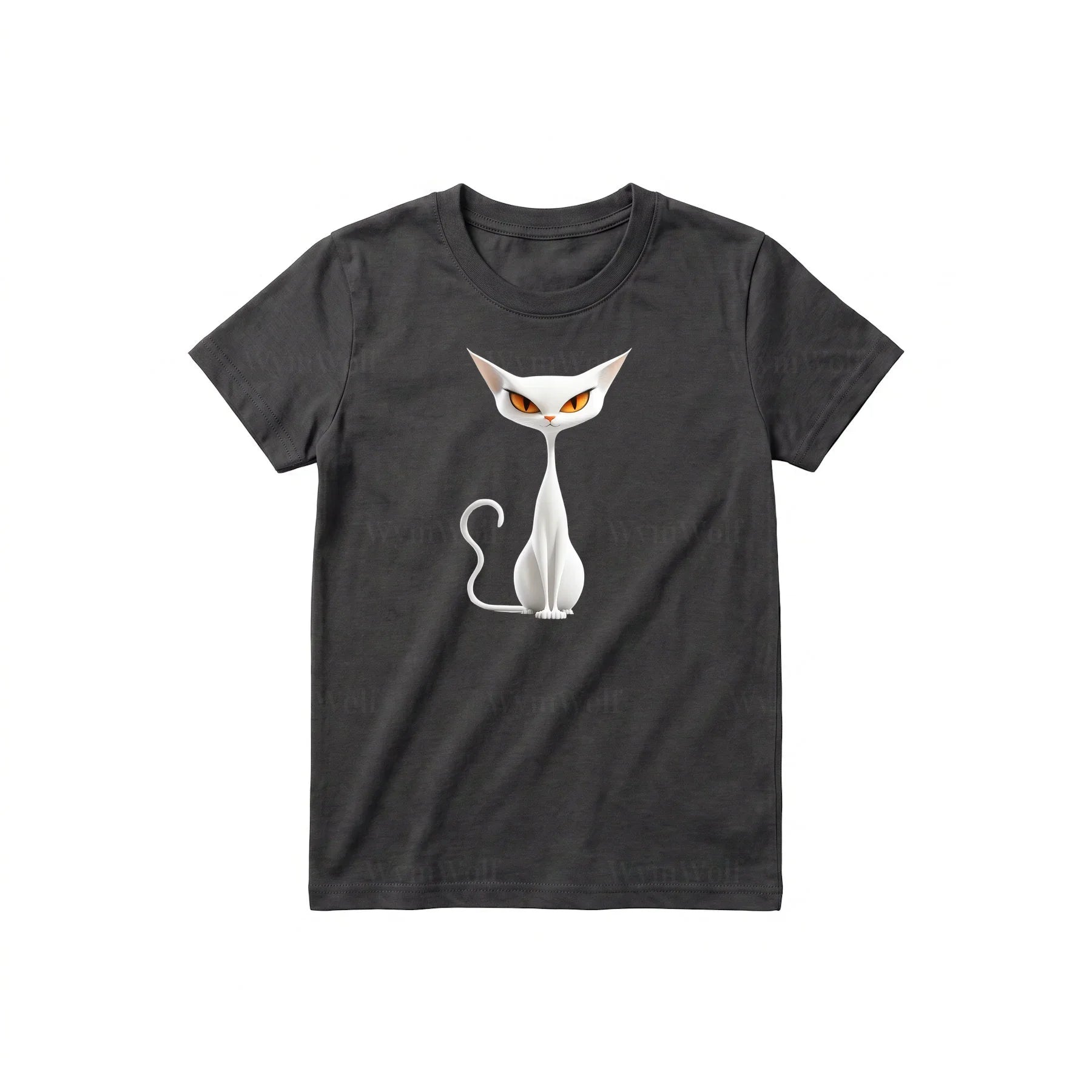 T-shirt Cat graphic 0054 - Dark Gray