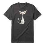 T-shirt Cat graphic 0054 - Dark Gray