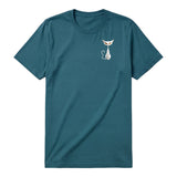 T-shirt Cat graphic 0054 - Deep Teal