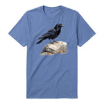 T-shirt common Bird graphic 0001 - Columbia Blue