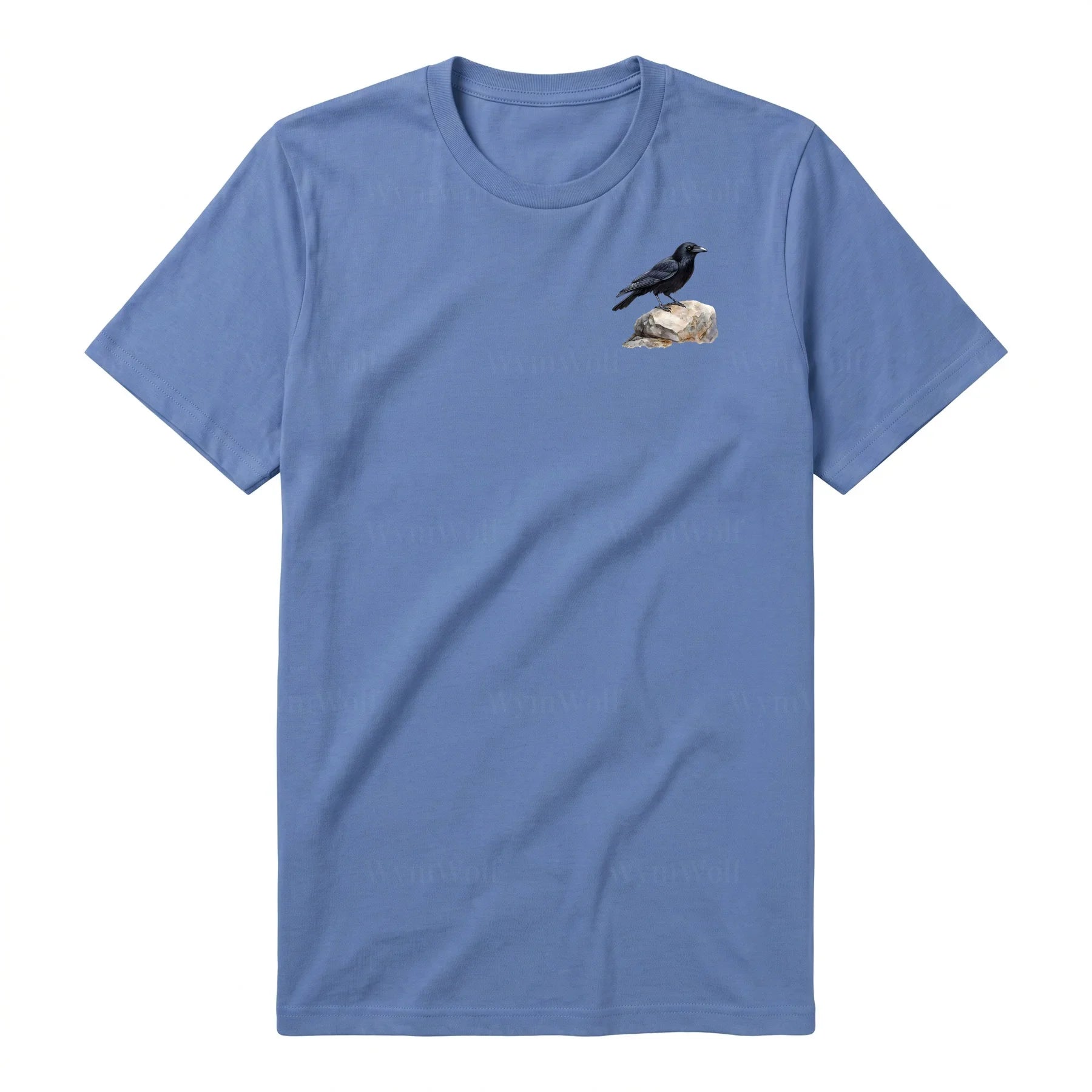 T-shirt common Bird graphic 0001 - Columbia Blue