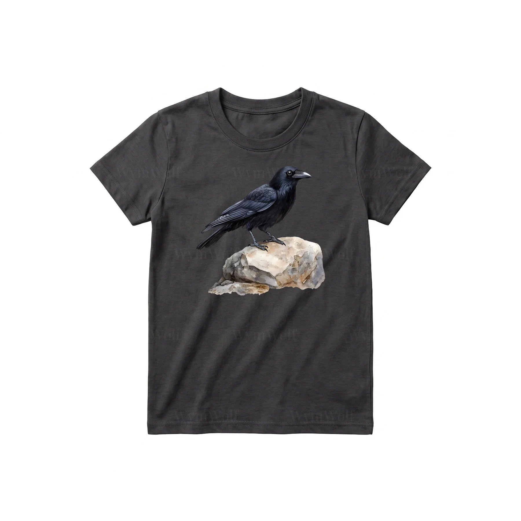 T-shirt common Bird graphic 0001 - Dark Gray
