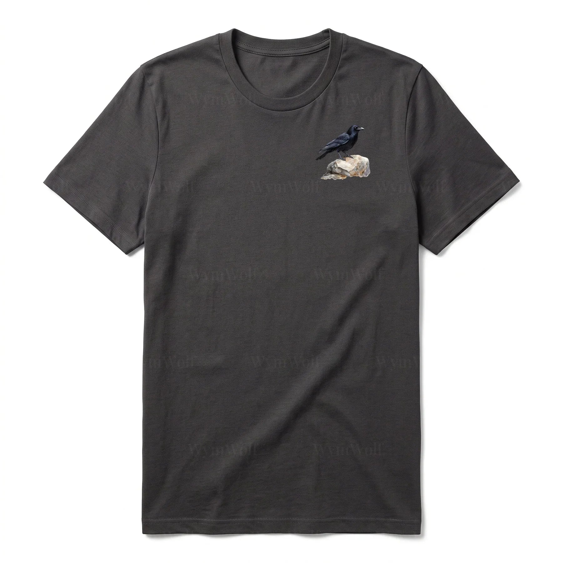 T-shirt common Bird graphic 0001 - Dark Gray
