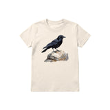 T-shirt common Bird graphic 0001 - Natural