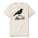 T-shirt common Bird graphic 0001 - Natural