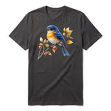 T-shirt common Bird graphic 0002 - Dark Gray