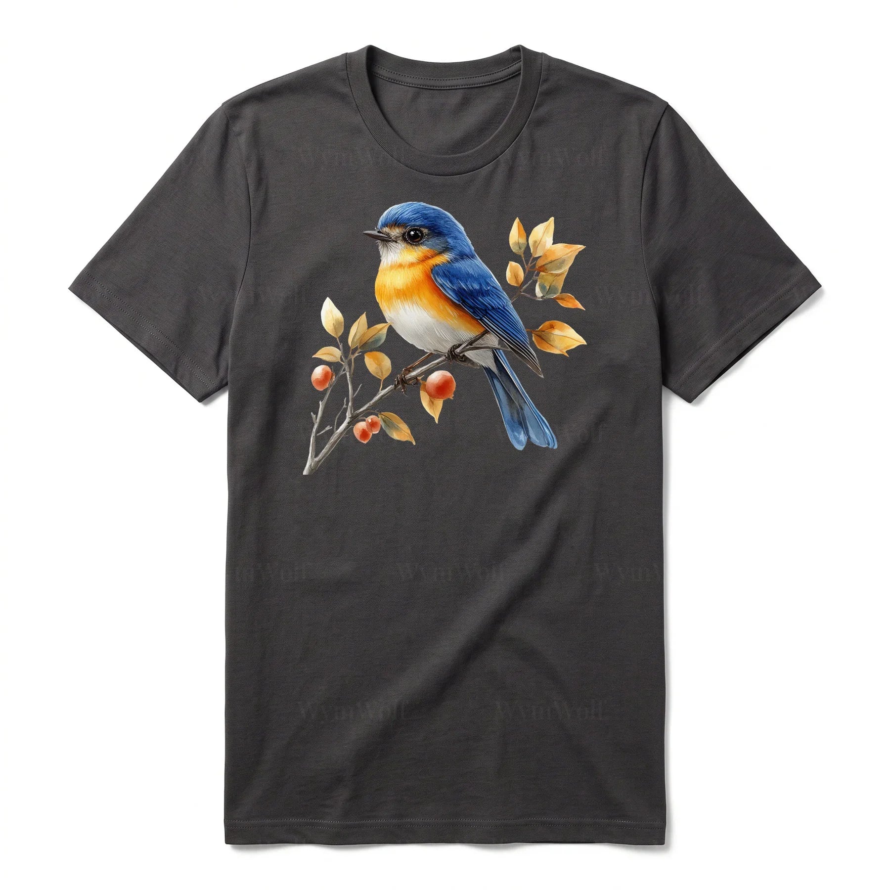 T-shirt common Bird graphic 0002 - Dark Gray