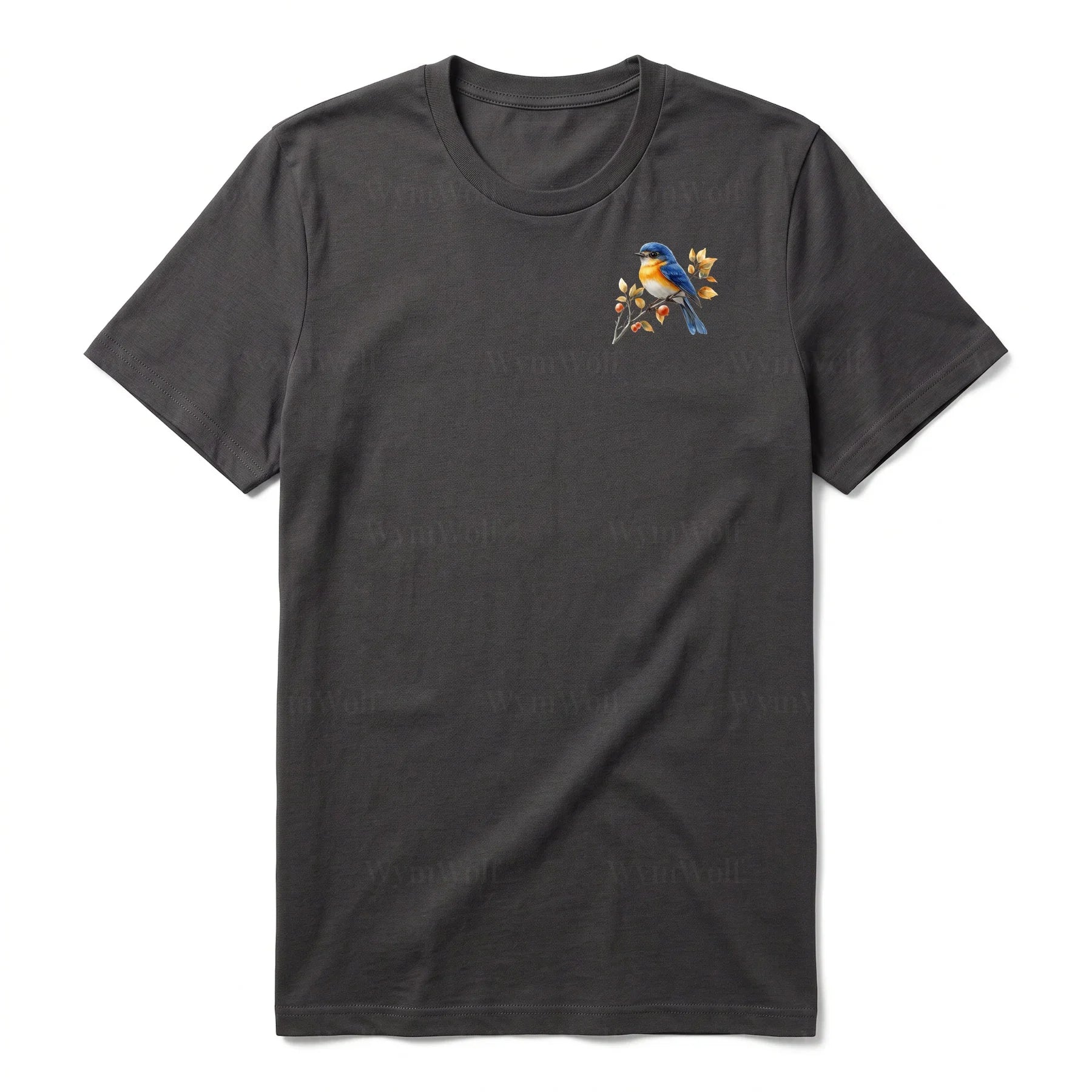 T-shirt common Bird graphic 0002 - Dark Gray