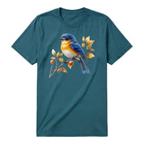 T-shirt common Bird graphic 0002 - Deep Teal