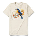 T-shirt common Bird graphic 0002 - Natural