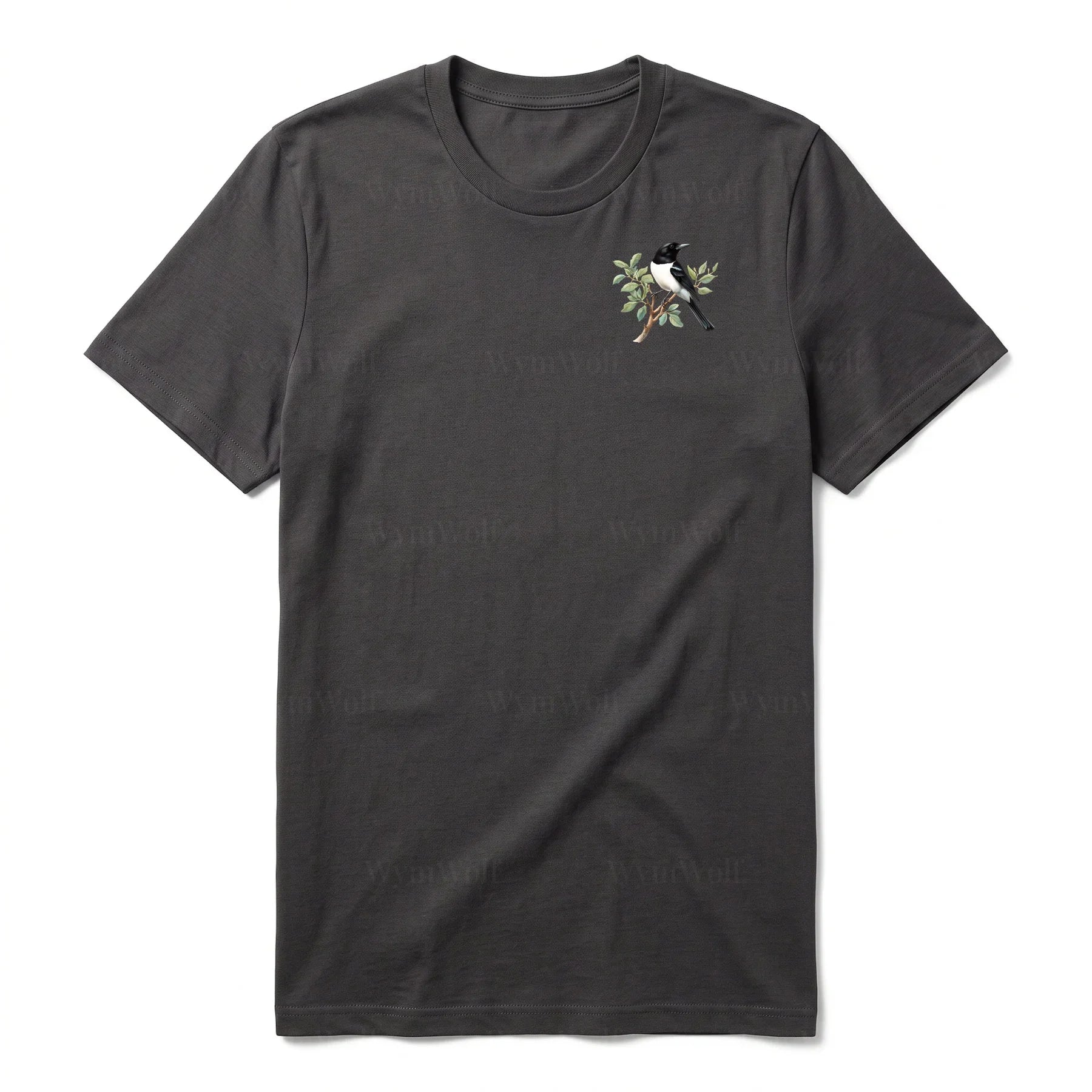 T-shirt common Bird graphic 0003 - Dark Gray