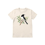 T-shirt common Bird graphic 0003 - Natural