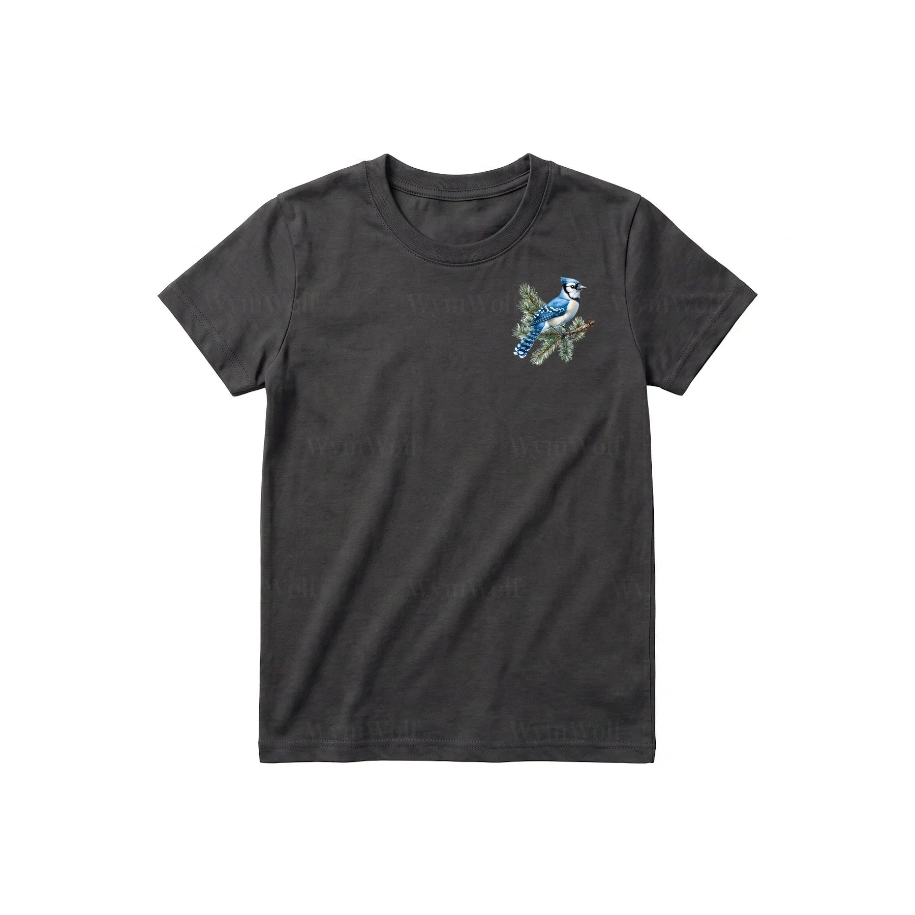 T-shirt common Bird graphic 0004 - Dark Gray