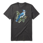 T-shirt common Bird graphic 0004 - Dark Gray
