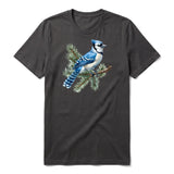 T-shirt common Bird graphic 0004 - Dark Gray