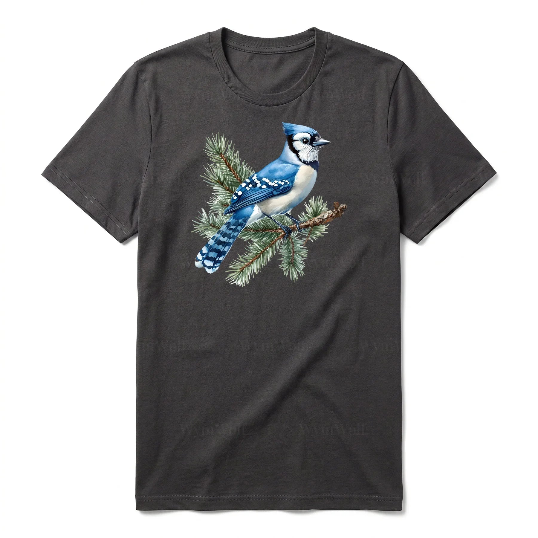 T-shirt common Bird graphic 0004 - Dark Gray