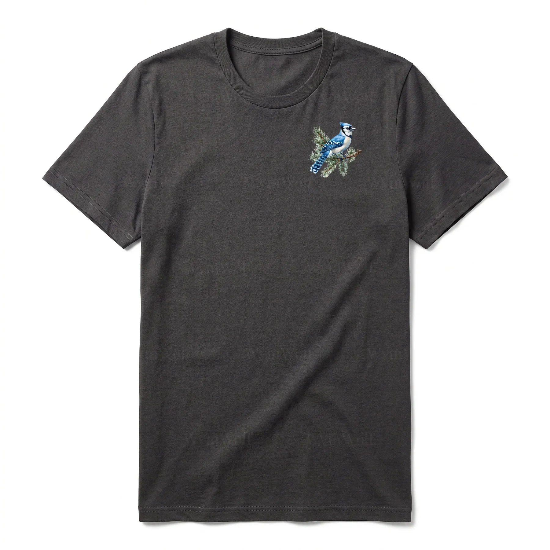 T-shirt common Bird graphic 0004 - Dark Gray