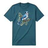 T-shirt common Bird graphic 0004 - Deep Teal