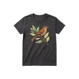 T-shirt common Bird graphic 0005 - Dark Gray