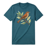 T-shirt common Bird graphic 0005 - Deep Teal