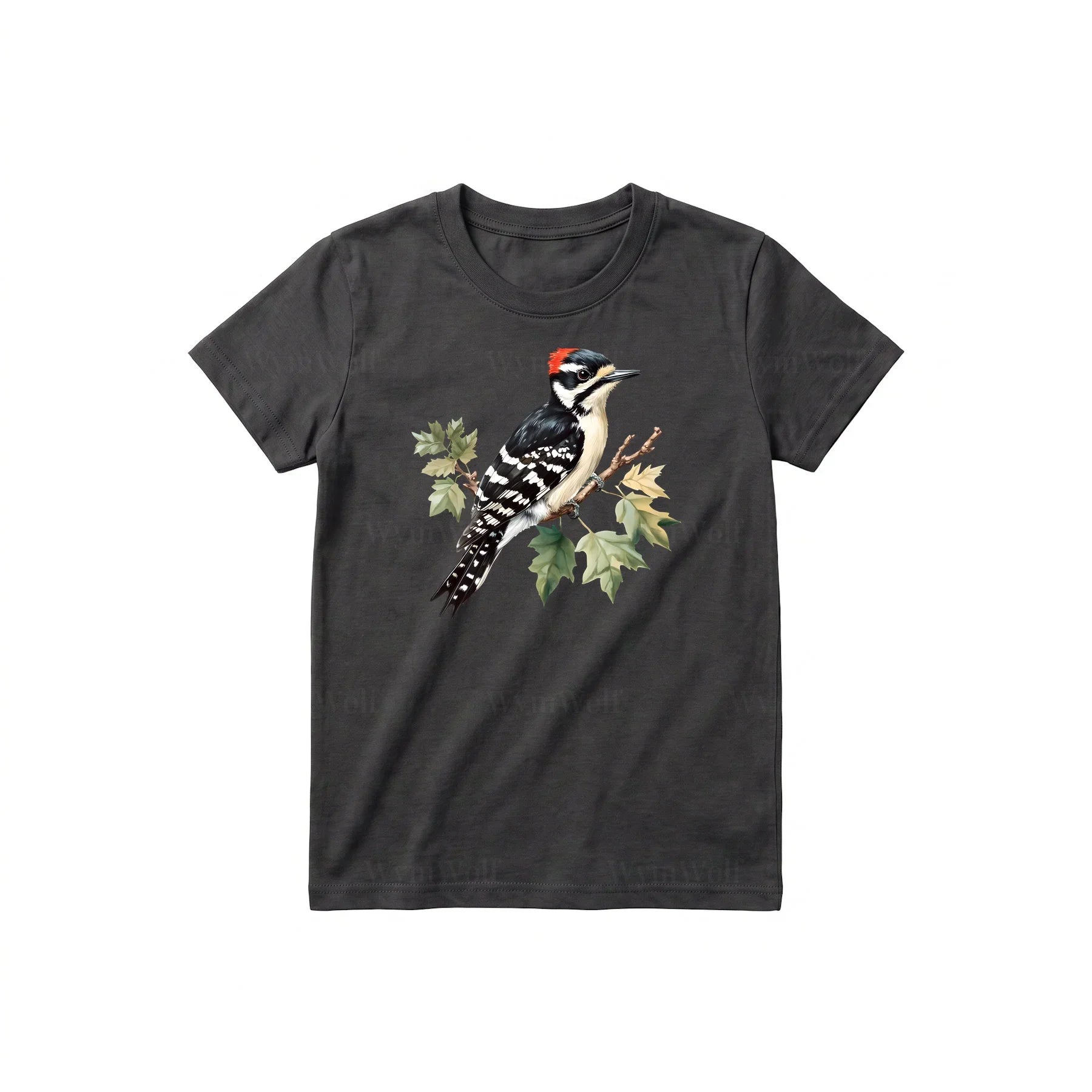T-shirt common Bird graphic 0006 - Dark Gray