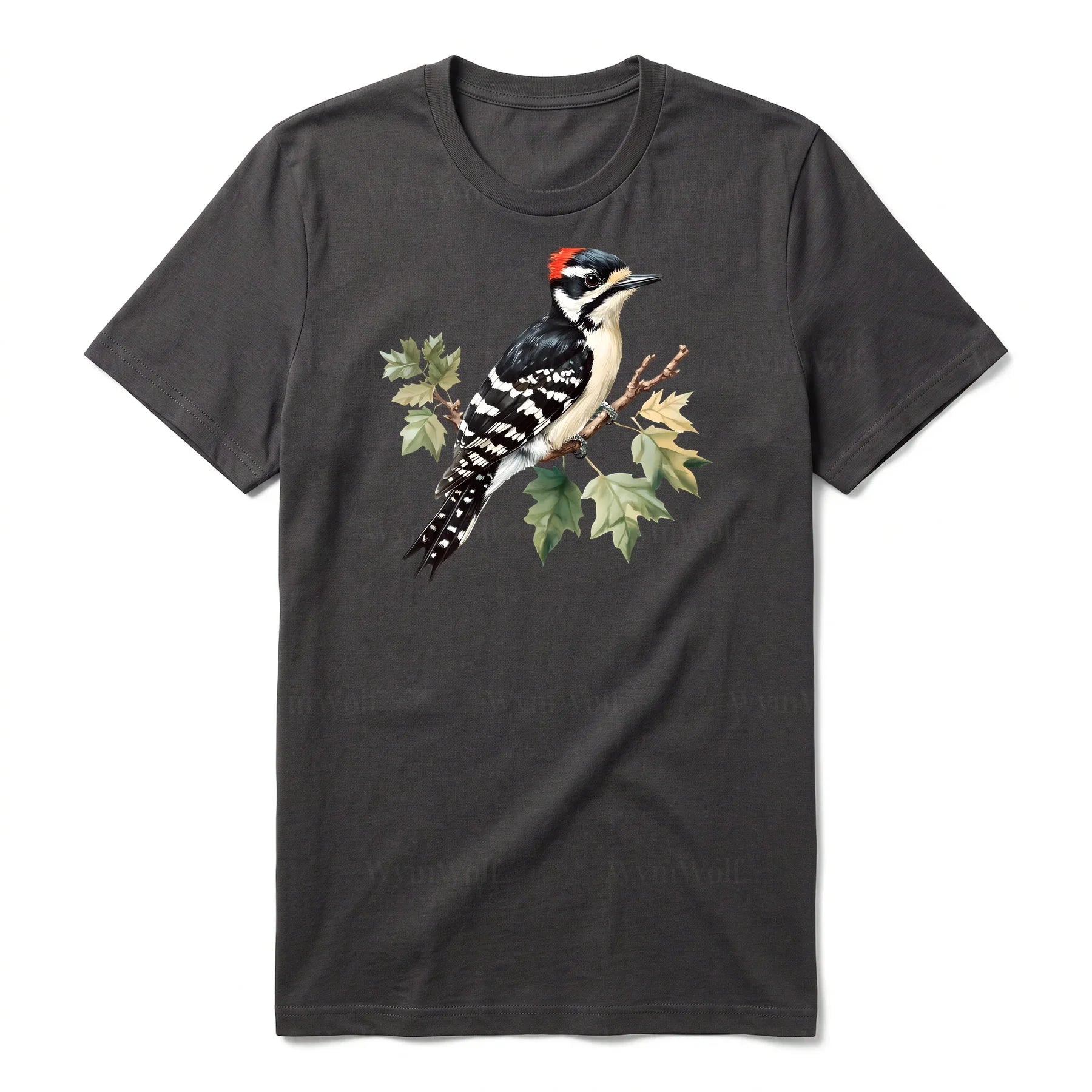 T-shirt common Bird graphic 0006 - Dark Gray