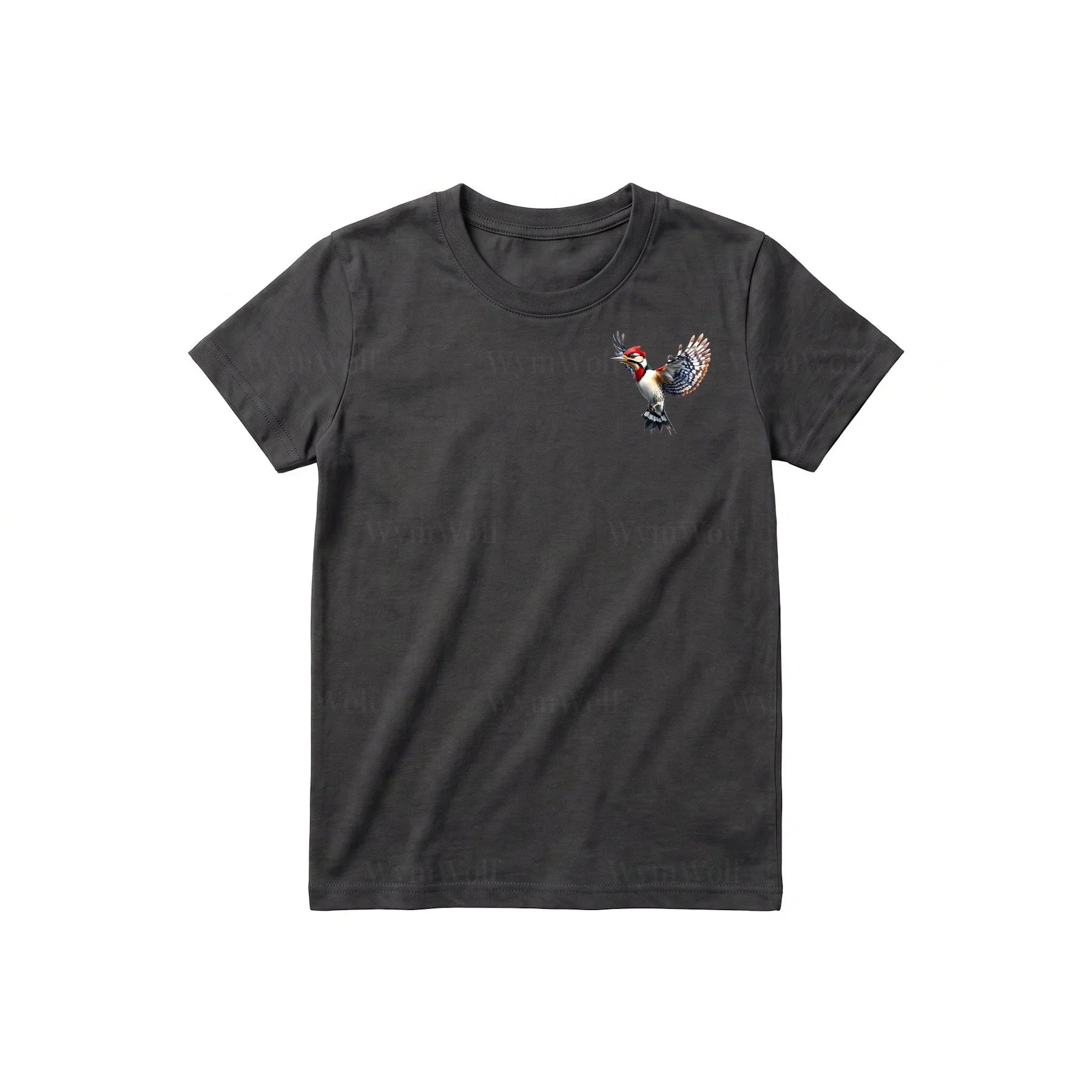 T-shirt common Bird graphic 0007 - Dark Gray