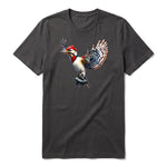 T-shirt common Bird graphic 0007 - Dark Gray