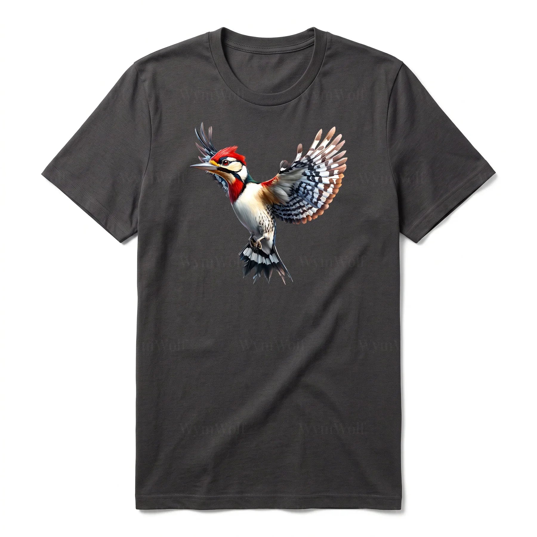 T-shirt common Bird graphic 0007 - Dark Gray