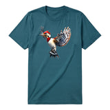 T-shirt common Bird graphic 0007 - Deep Teal