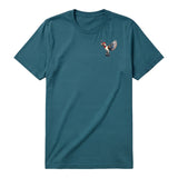 T-shirt common Bird graphic 0007 - Deep Teal