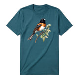 T-shirt common Bird graphic 0008 - Deep Teal