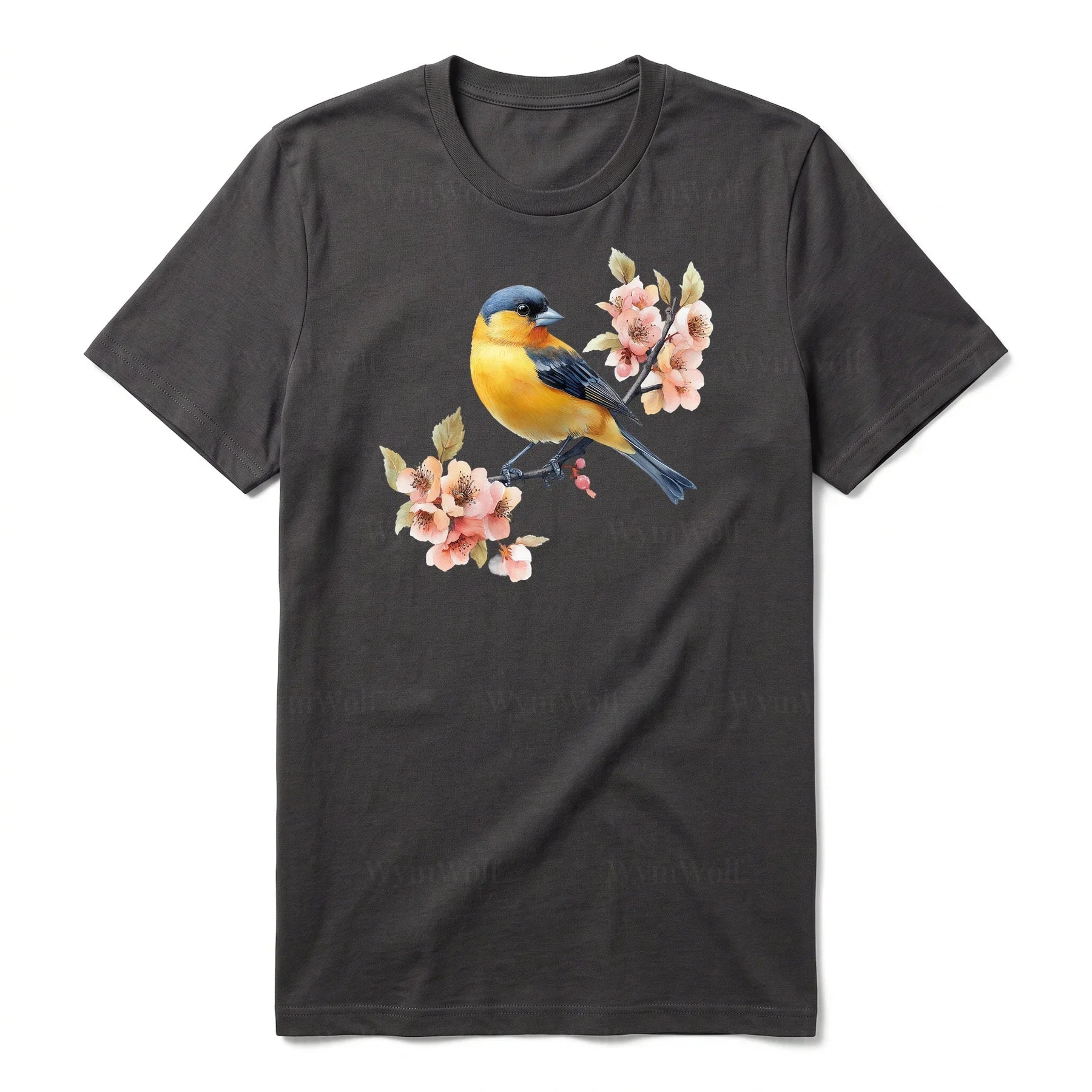 T-shirt common Bird graphic 0009 - Dark Gray