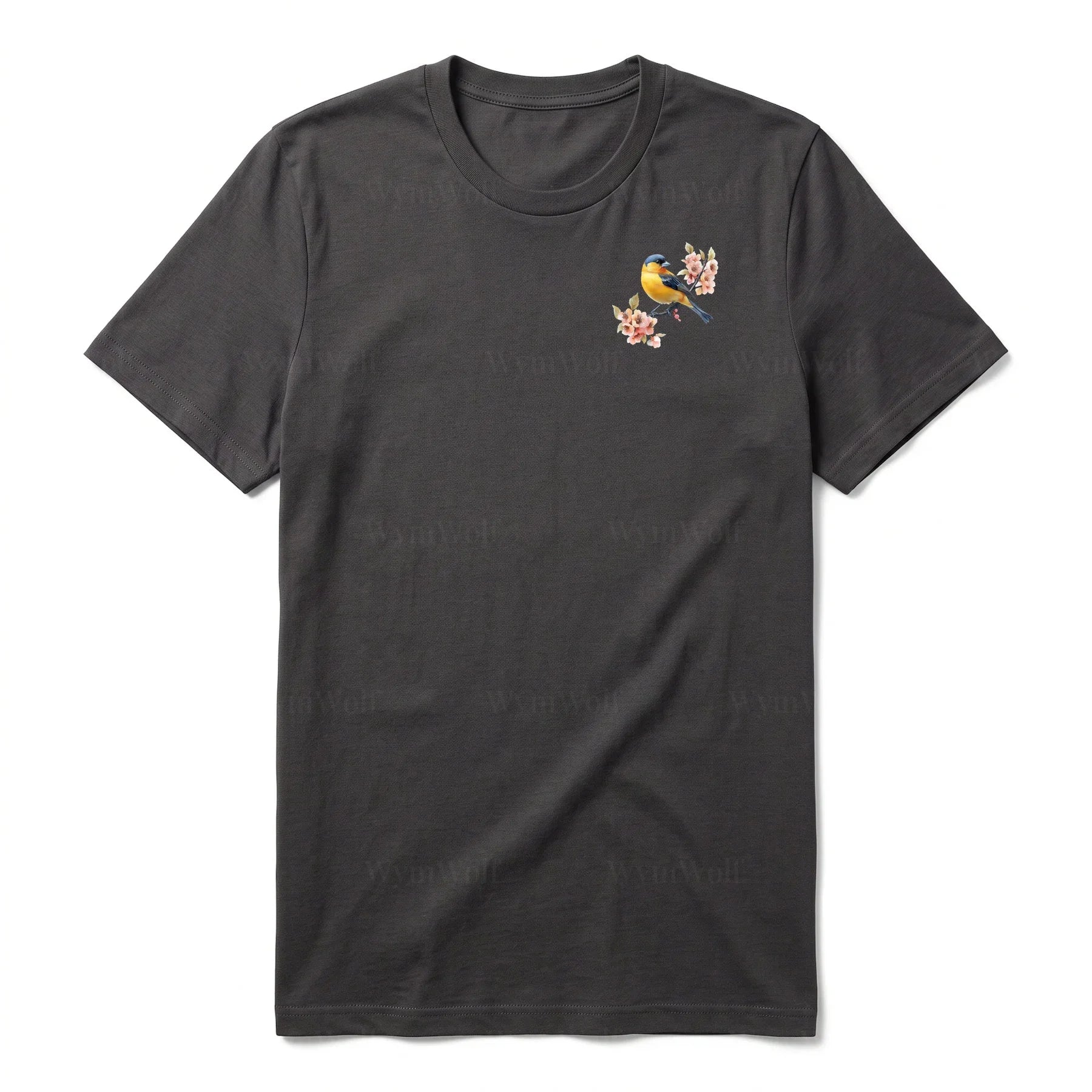 T-shirt common Bird graphic 0009 - Dark Gray