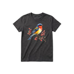 T-shirt common Bird graphic 0010 - Dark Gray