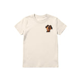 T-shirt Dog graphic 0001 - Natural