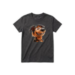 T-shirt Dog graphic 0002 - Dark Gray