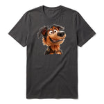 T-shirt Dog graphic 0002 - Dark Gray