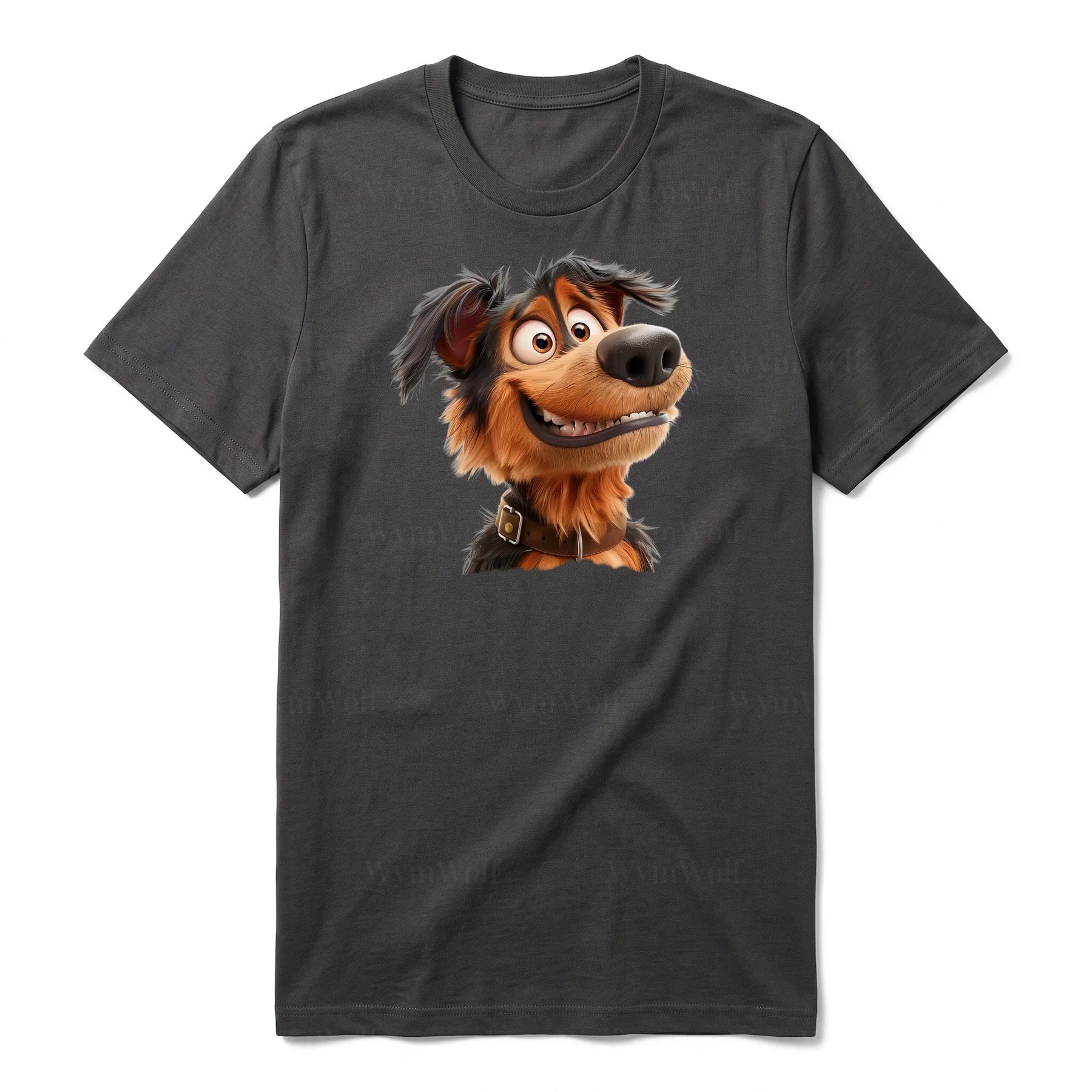 T-shirt Dog graphic 0002 - Dark Gray