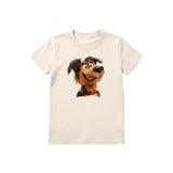 T-shirt Dog graphic 0002 - Natural