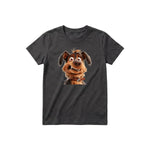 T-shirt Dog graphic 0003 - Dark Gray