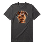 T-shirt Dog graphic 0003 - Dark Gray