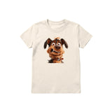 T-shirt Dog graphic 0003 - Natural
