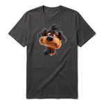 T-shirt Dog graphic 0004 - Dark Gray