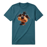 T-shirt Dog graphic 0004 - Deep Teal