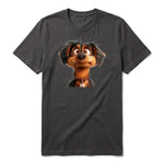 T-shirt Dog graphic 0005 - Dark Gray